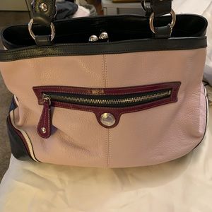 Rare Leather Coach Handbag